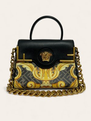 Fendi X Versace Fendace Palazzo Top Handle Bag