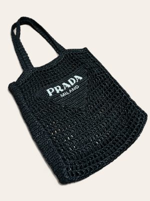 Prada Crochet Tote Bag
