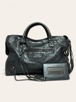 Balenciaga Metallic City Bag