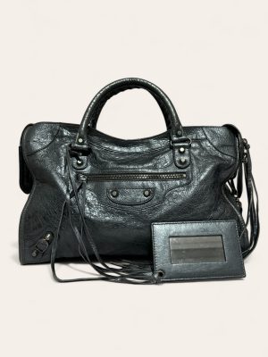 Balenciaga Metallic City Bag