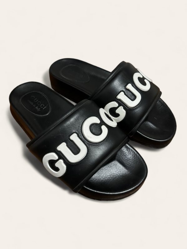 Gucci Logo Slides SZ UK 10 / EU 44