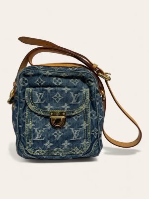 Louis Vuitton Denim Camera Crossbody Bag