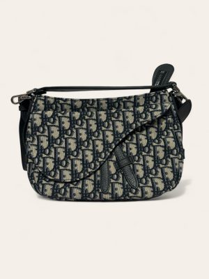 Dior Oblique Saddle Hobo Crossbody Bag