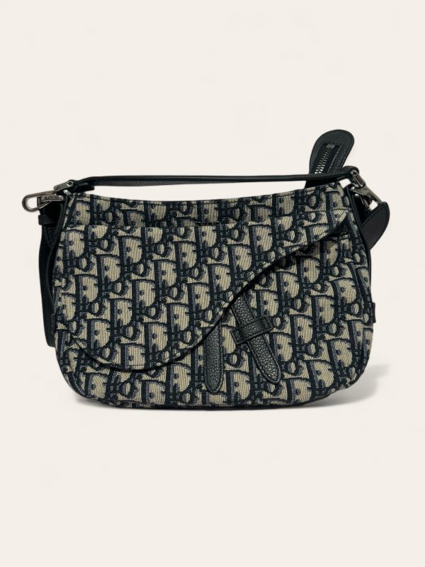 Dior Oblique Saddle Hobo Crossbody Bag