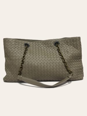 Bottega Veneta Intrecciato Shoulder Tote