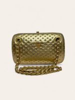 Prada Gold Chain Clutch