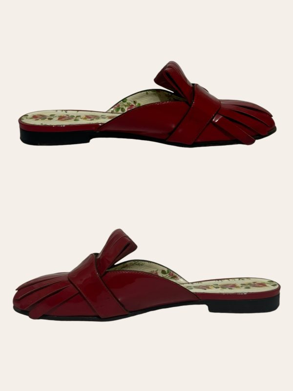 Gucci Marmont Patent Slides SZ 36