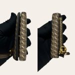 Fendi Monogram Notes & Coin Trifold Wallet