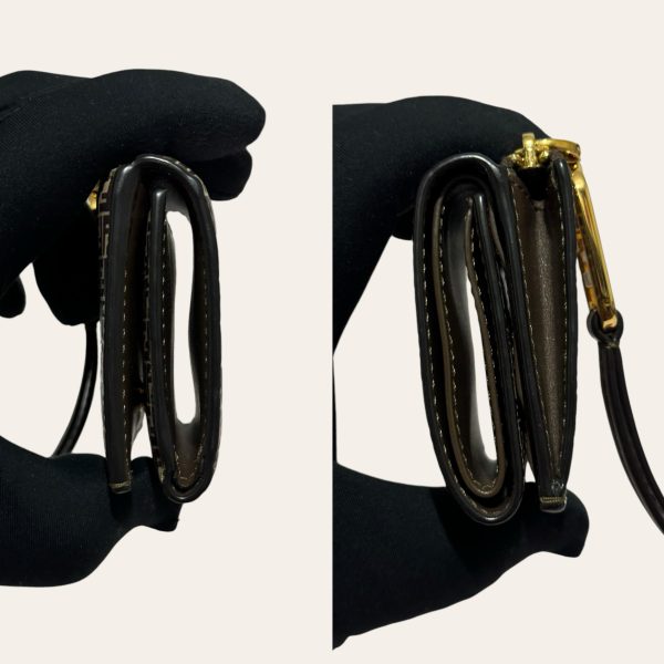 Fendi Monogram Notes & Coin Trifold Wallet