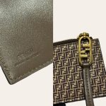 Fendi Monogram Notes & Coin Trifold Wallet