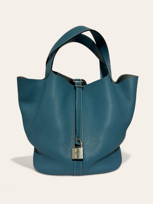 Hermes Picotin 26 in Blue Jeans