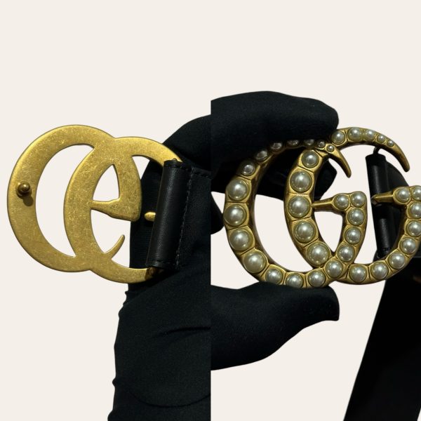 Gucci Marmont Pearl Belt
