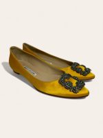 Manolo Blahnik Hangisi Flat SZ 37
