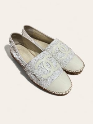 Chanel Sequin Espadrilles Size 37