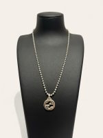 Gucci Interlocking Silver Necklace