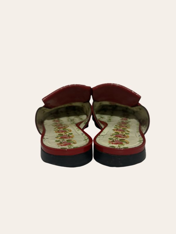 Gucci Marmont Patent Slides SZ 36