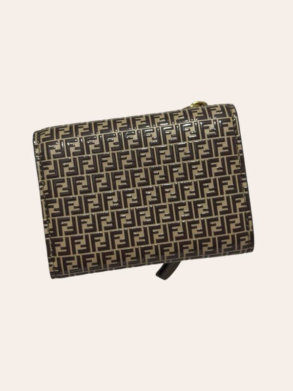 Fendi Monogram Notes & Coin Trifold Wallet