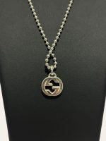 Gucci Interlocking Silver Necklace
