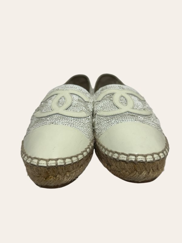 Chanel Sequin Espadrilles Size 37