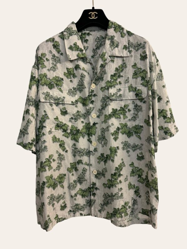 Dior Ivy Oblique Camp Collar Shirt