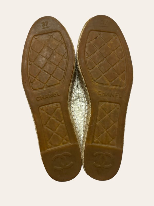 Chanel Sequin Espadrilles Size 37