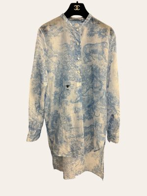 Dior Toile De Jouy Long Blouse