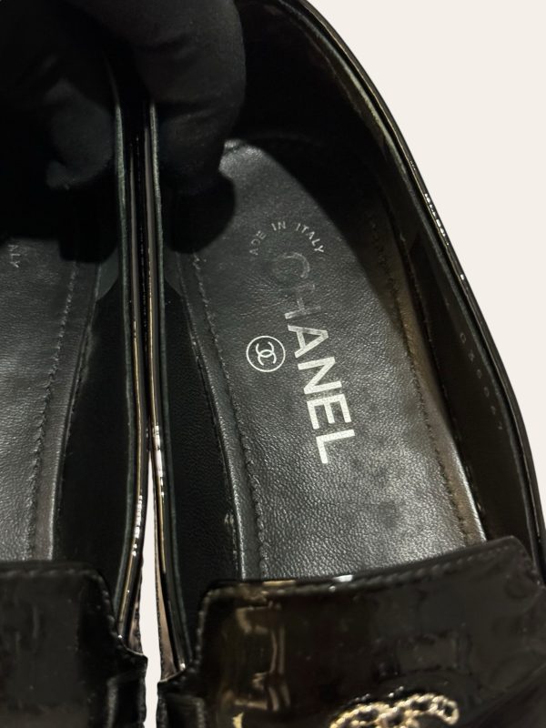 Chanel Patent Loafer Size 39