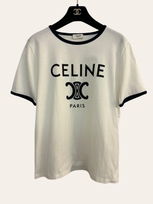 Celine Paris T-Shirt in Cotton Jersey