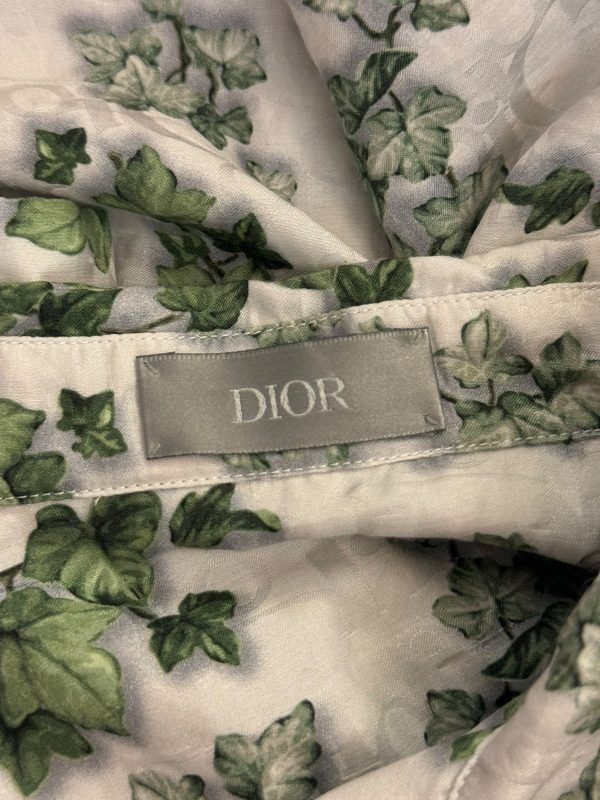Dior Ivy Oblique Camp Collar Shirt