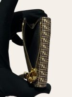 Fendi Monogram Notes & Coin Trifold Wallet