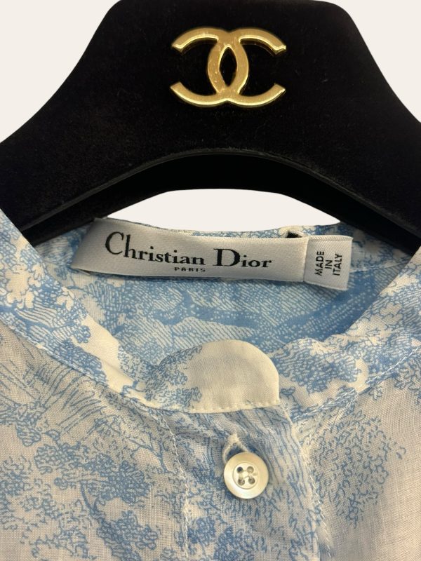 Dior Toile De Jouy Long Blouse