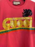 Gucci Sequin Logo Oversized T-Shirt