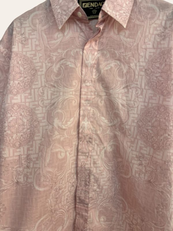 Fendi X Versace Fendace Logo Shirt