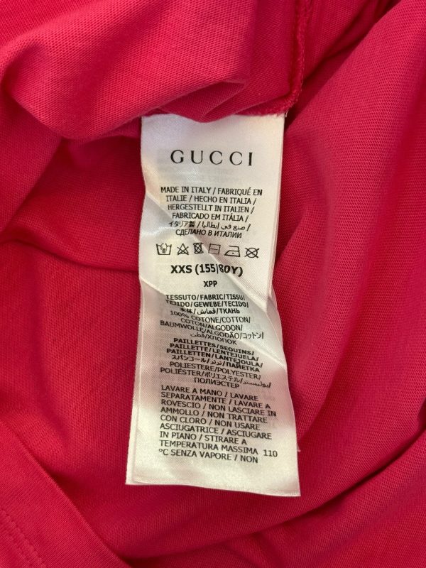 Gucci Sequin Logo Oversized T-Shirt