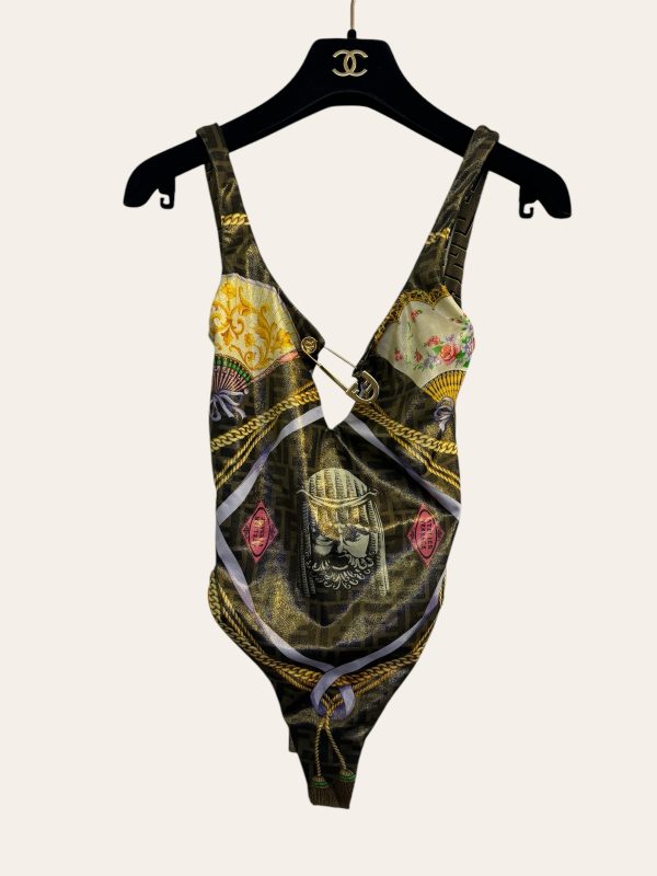 Fendi X Versace Fendace Reversible Swimsuit