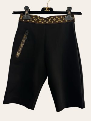 Louis Vuitton Cycling Shorts with Monogram Belt