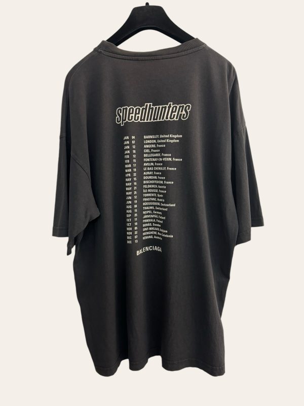 Balenciaga Speedhunters Logo Oversized T-Shirt