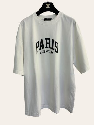 Balenciaga Paris Logo Oversized T-Shirt