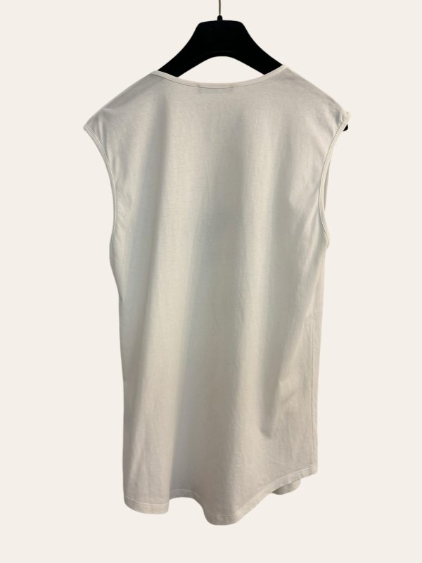 Balmain Logo Sleeveless T-Shirt