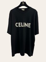 Celine Logo Stud T-Shirt