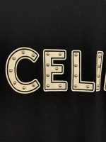 Celine Logo Stud T-Shirt