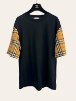Burberry Check Sleeves T-Shirt