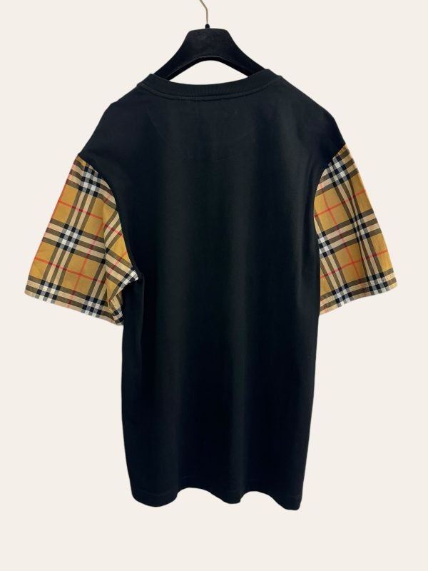 Burberry Check Sleeves T-Shirt