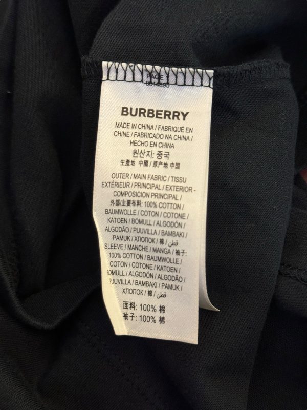 Burberry Check Sleeves T-Shirt