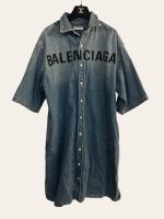 Balenciaga Oversized Denim Dress