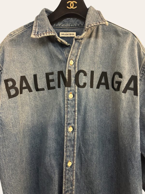 Balenciaga Oversized Denim Dress