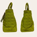 Lady Dior Green Top Handle in Nylon