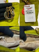 Lady Dior Green Top Handle in Nylon