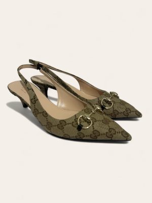 Gucci Horsebit Slingback Pump Size 37