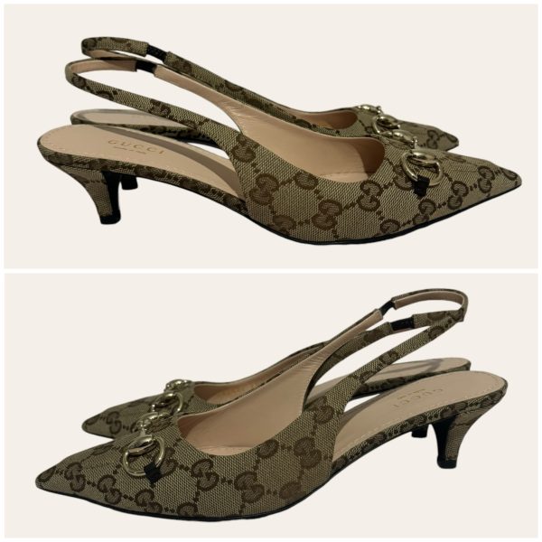 Gucci Horsebit Slingback Pump Size 37